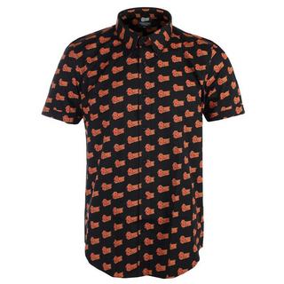 David Bowie Logo Print Kurzarmhemd  