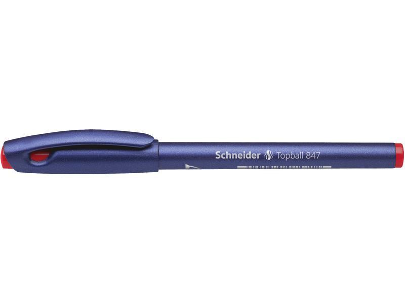 Schneider Schreibgeräte  Schneider Schreibgeräte 847SC002 Kugelschreiber Rot Stick-Kugelschreiber 10 Stück(e) 