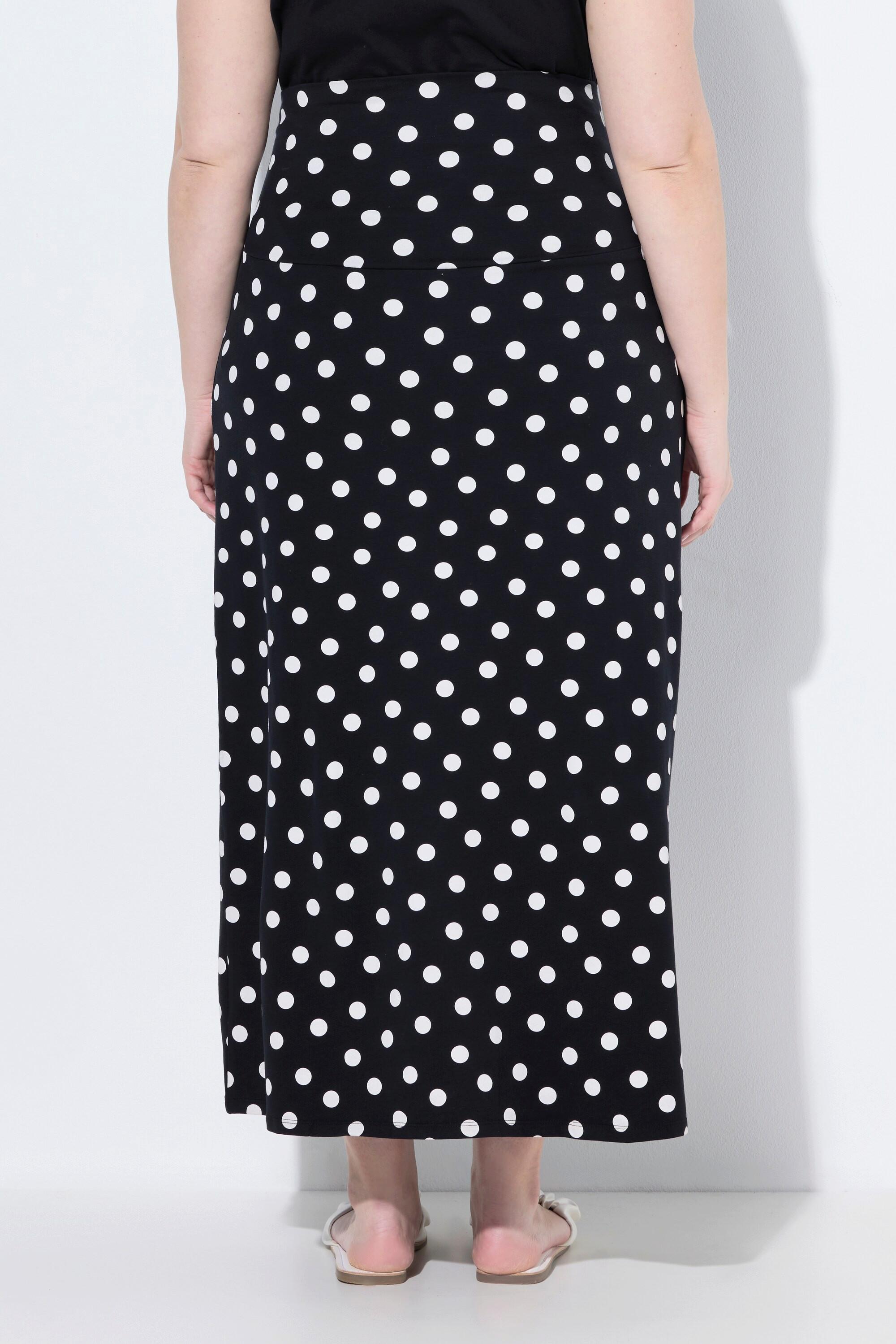 Ulla Popken Bellieva Gonna Maxi Jersey Fantasia Fascia Elastica  