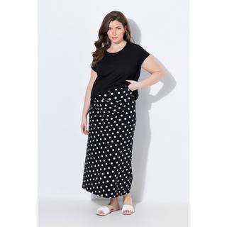 Ulla Popken Bellieva Gonna Maxi Jersey Fantasia Fascia Elastica  