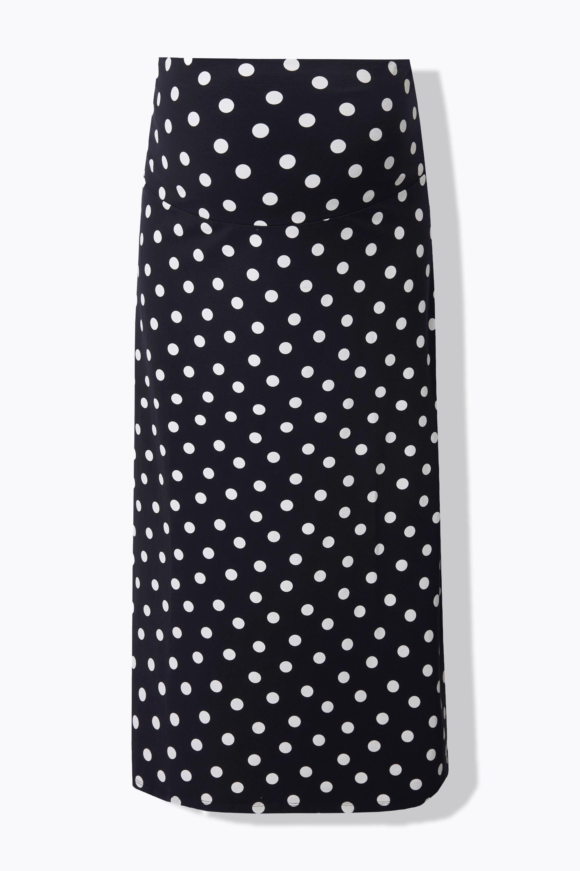 Ulla Popken Bellieva Gonna Maxi Jersey Fantasia Fascia Elastica  