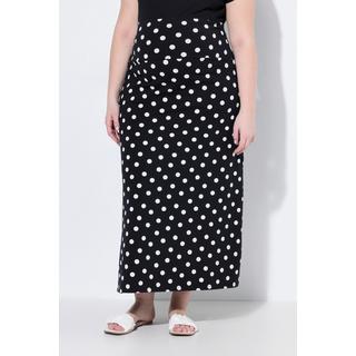 Ulla Popken Bellieva Gonna Maxi Jersey Fantasia Fascia Elastica  