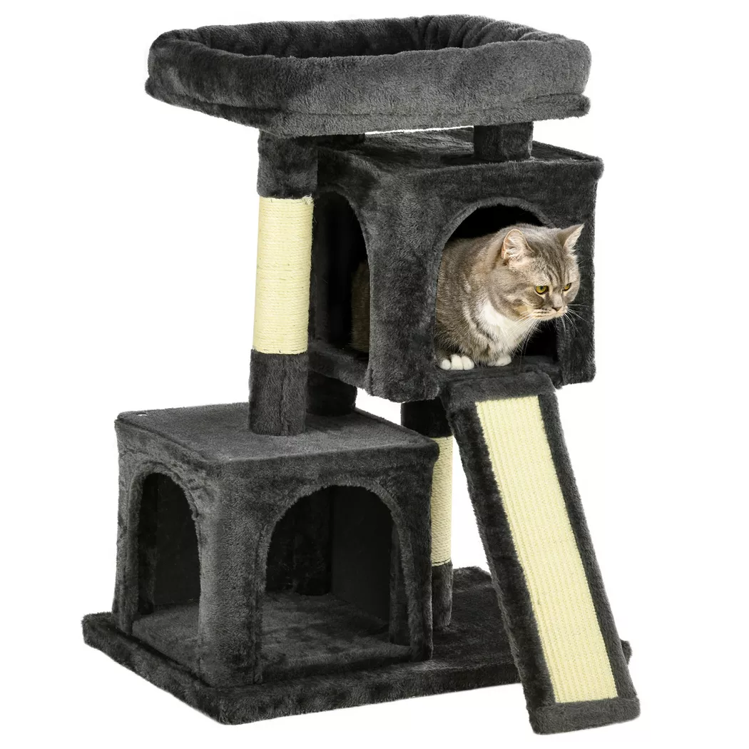 PawHut - Kratzbaum, One Size, Grau