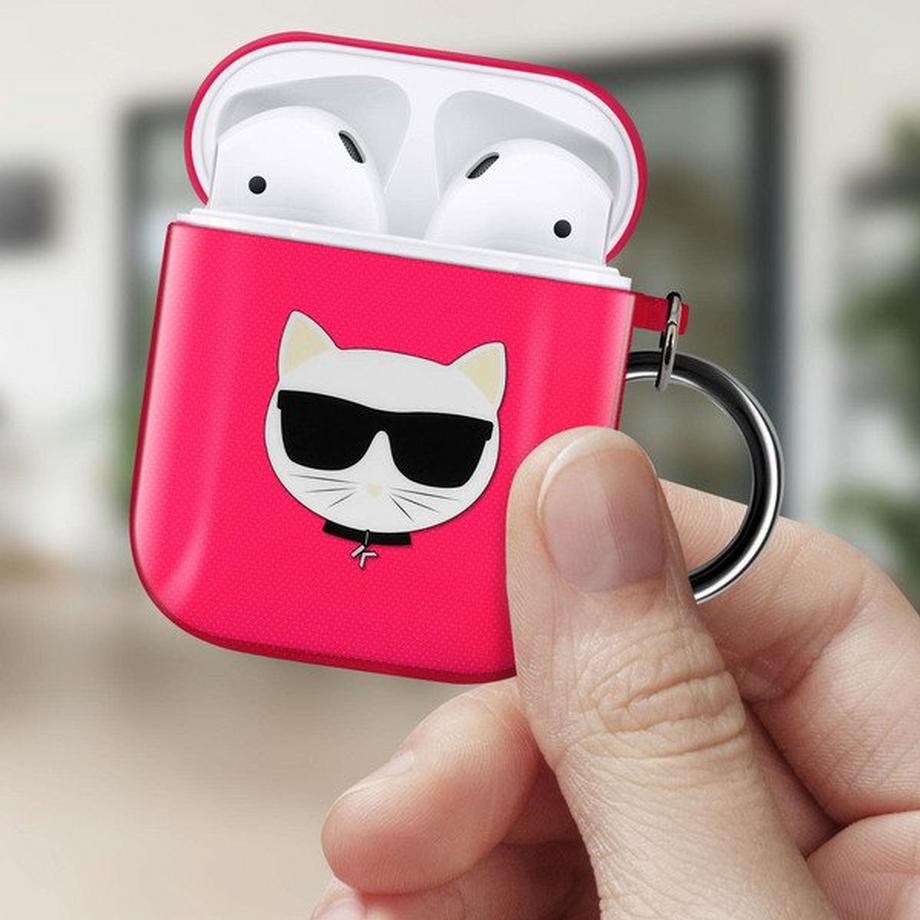 KARL LAGERFELD  Karl Lagerfeld AirPods Hülle Rosa 