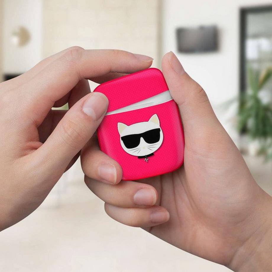 KARL LAGERFELD  Karl Lagerfeld AirPods Hülle Rosa 