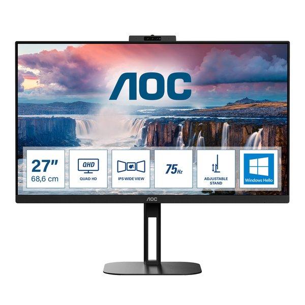 AOC  V5 Q27V5CW écran plat de PC 68,6 cm (27") 2560 x 1440 pixels Quad HD LED Noir 