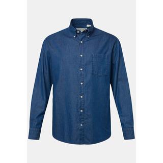 JP1880  Camicia con maniche lunghe, colletto button-down e cotone biologico certificato secondo il GOTS 