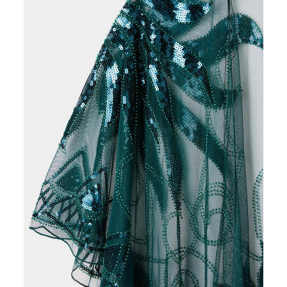 Joe Browns Kimono mit Pailletten-Details und Fransen  