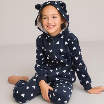 Surpyjama à capuche polaire