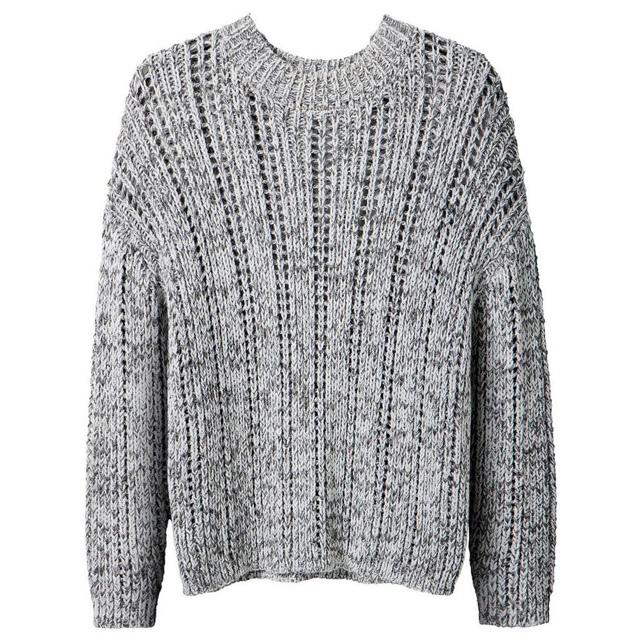 Joe Browns Rundhals Pullover in Lochstrick Optik  