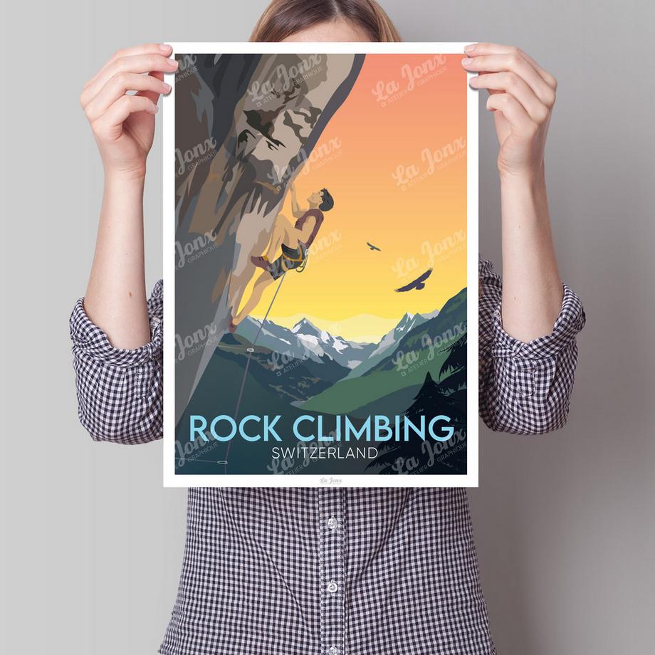 La-Jonx Affiche de Escalade  