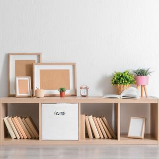 B2X Stoff-Aufbewahrungsbox 2er-Set  