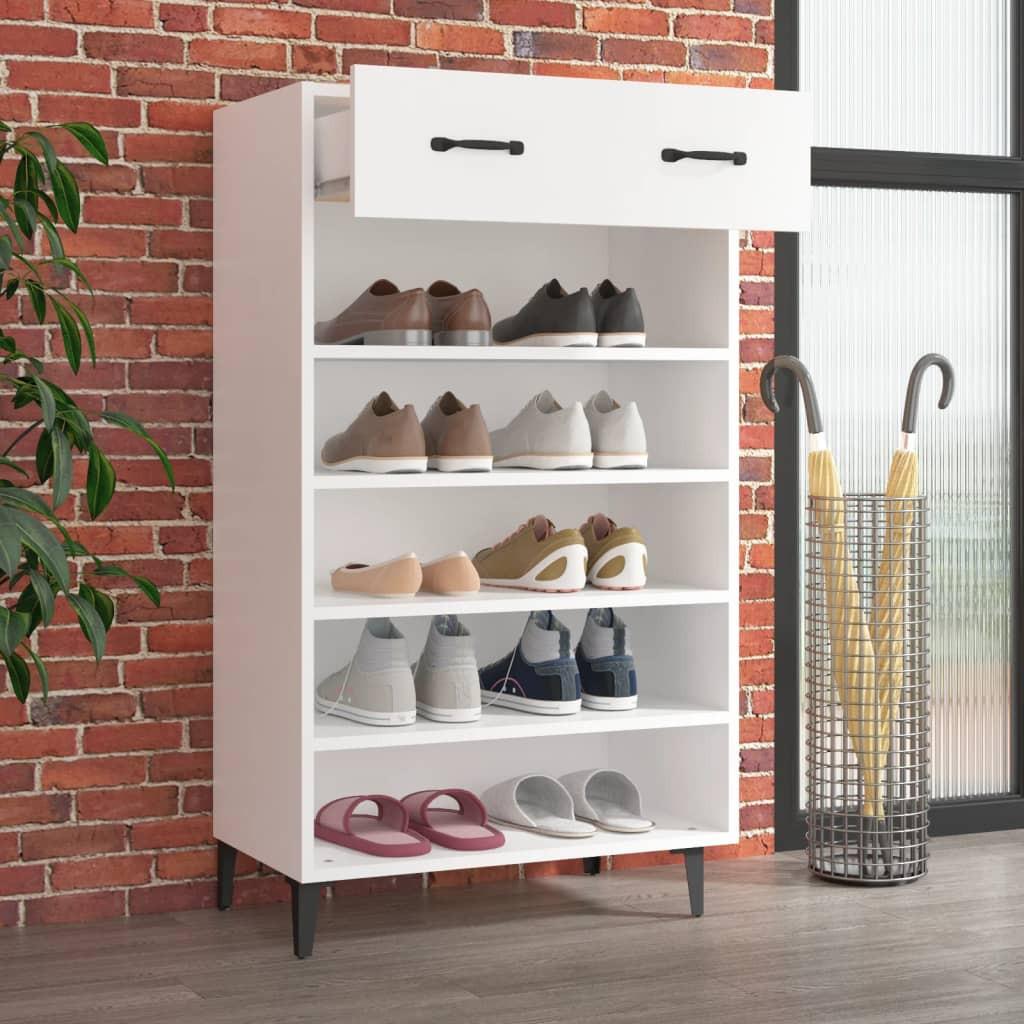 VidaXL Armoire à chaussures bois d'ingénierie  