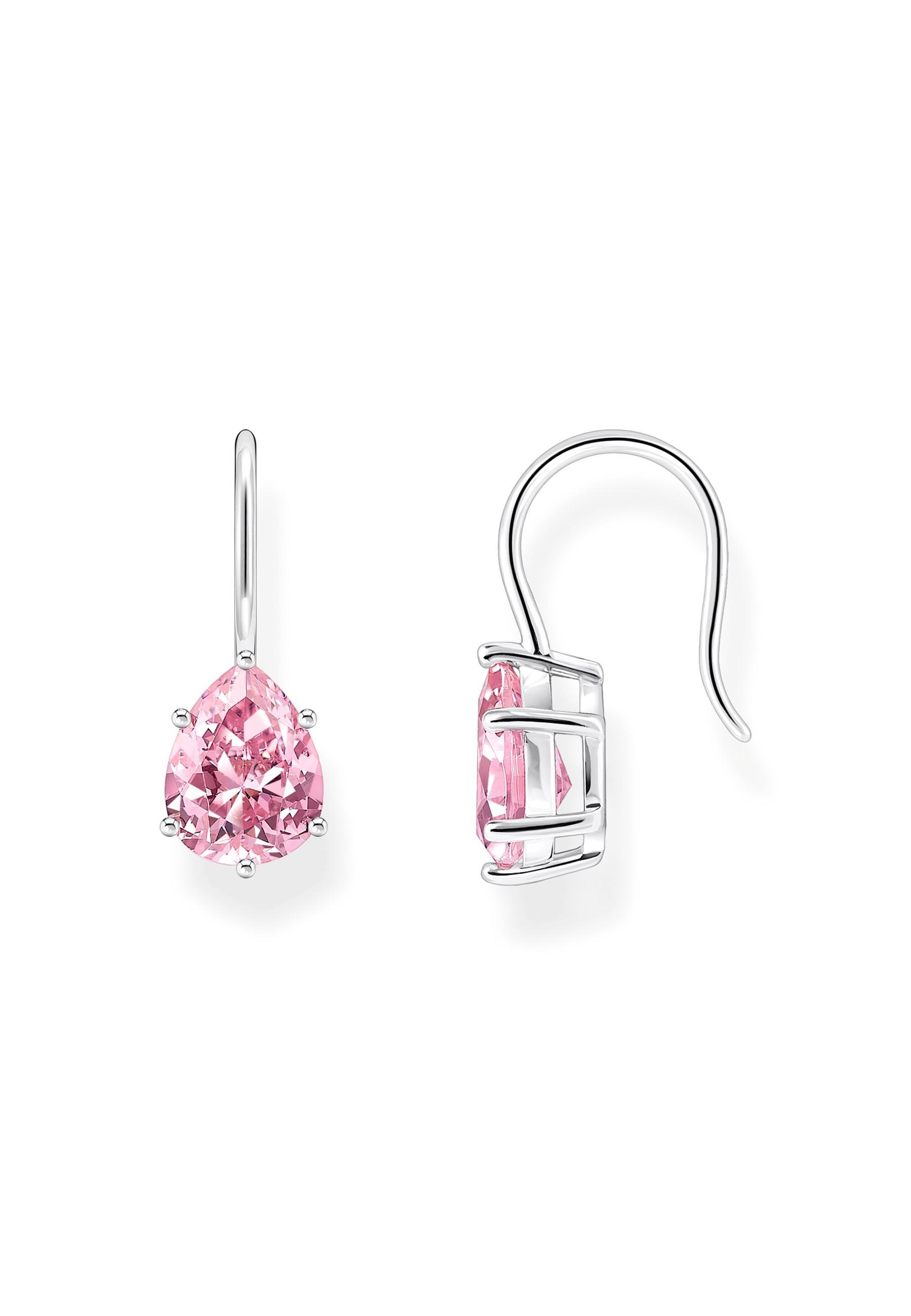 Thomas Sabo  Ohrringe Pink Drop Zirkonia 