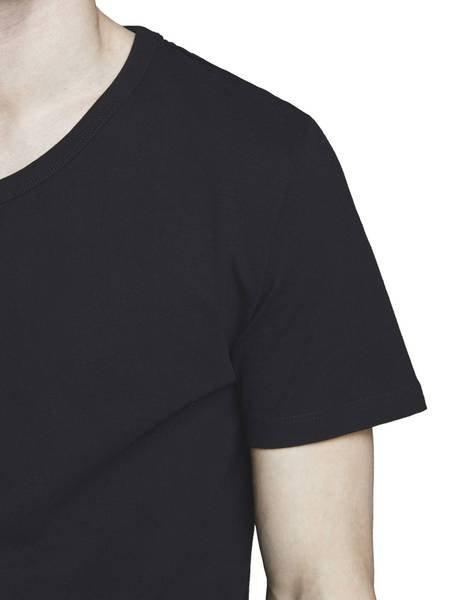 JACK & JONES  Maglietta Uomini Confezione da 2 Vestibilità confortevole-JACBASIC V-NECK TEE 2PK 