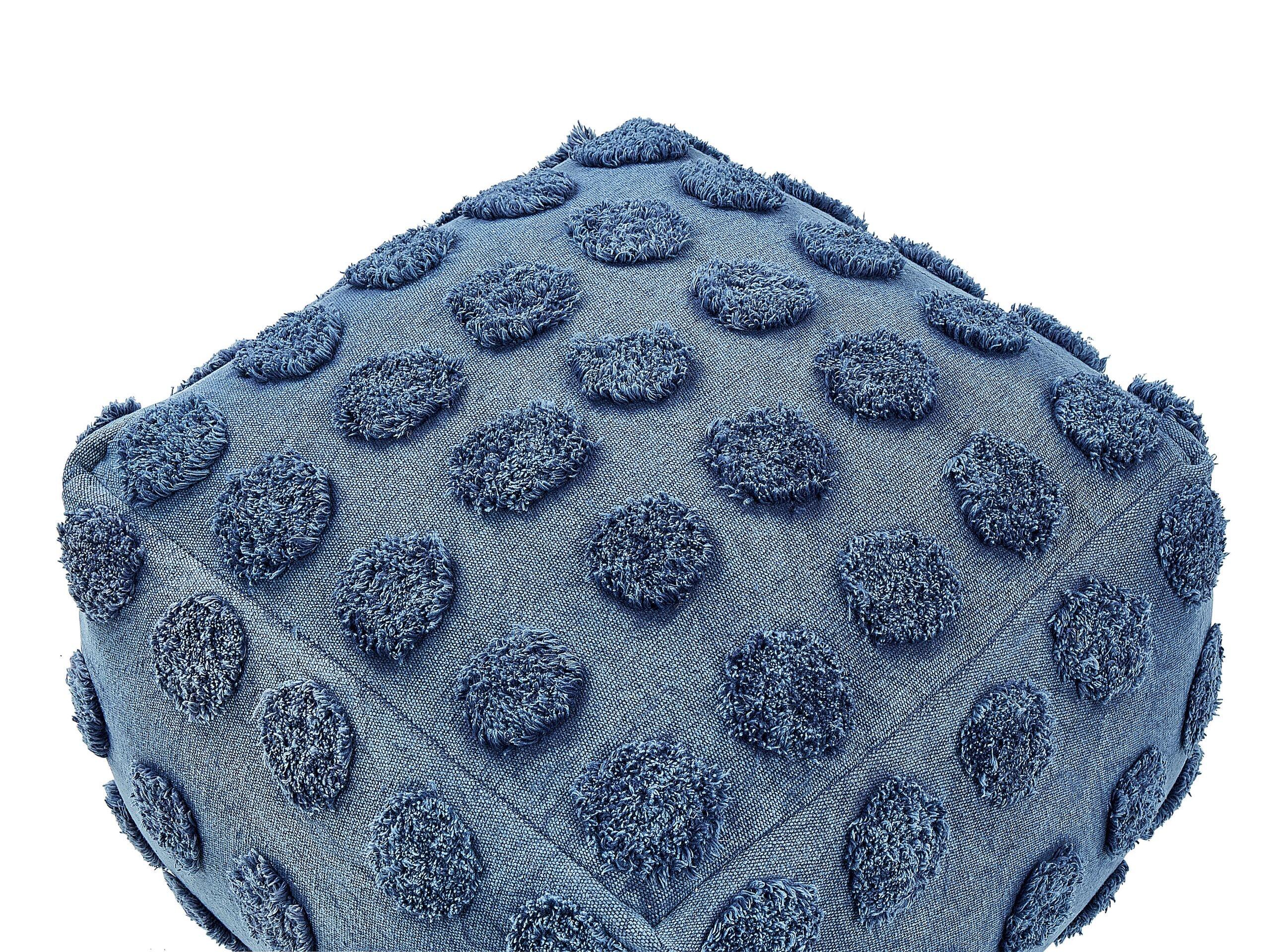 Beliani Pouf en Cotone Boho VISHVI  