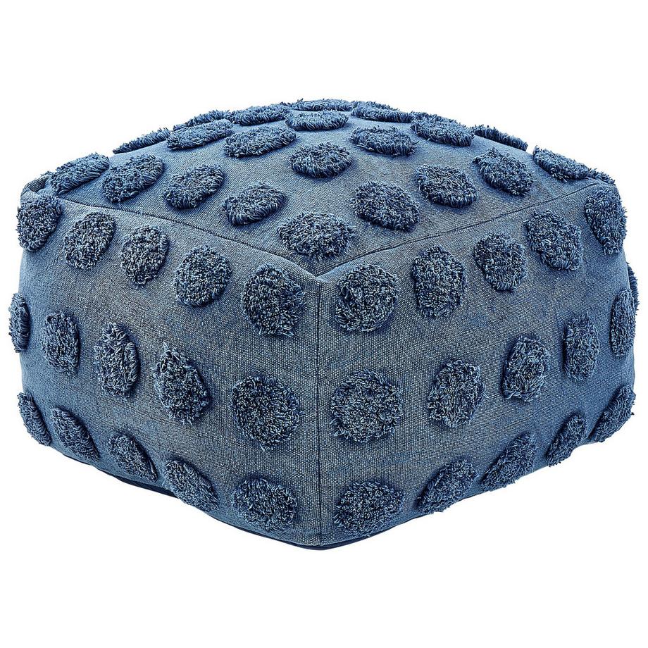 Beliani Pouf aus Baumwolle Boho VISHVI  