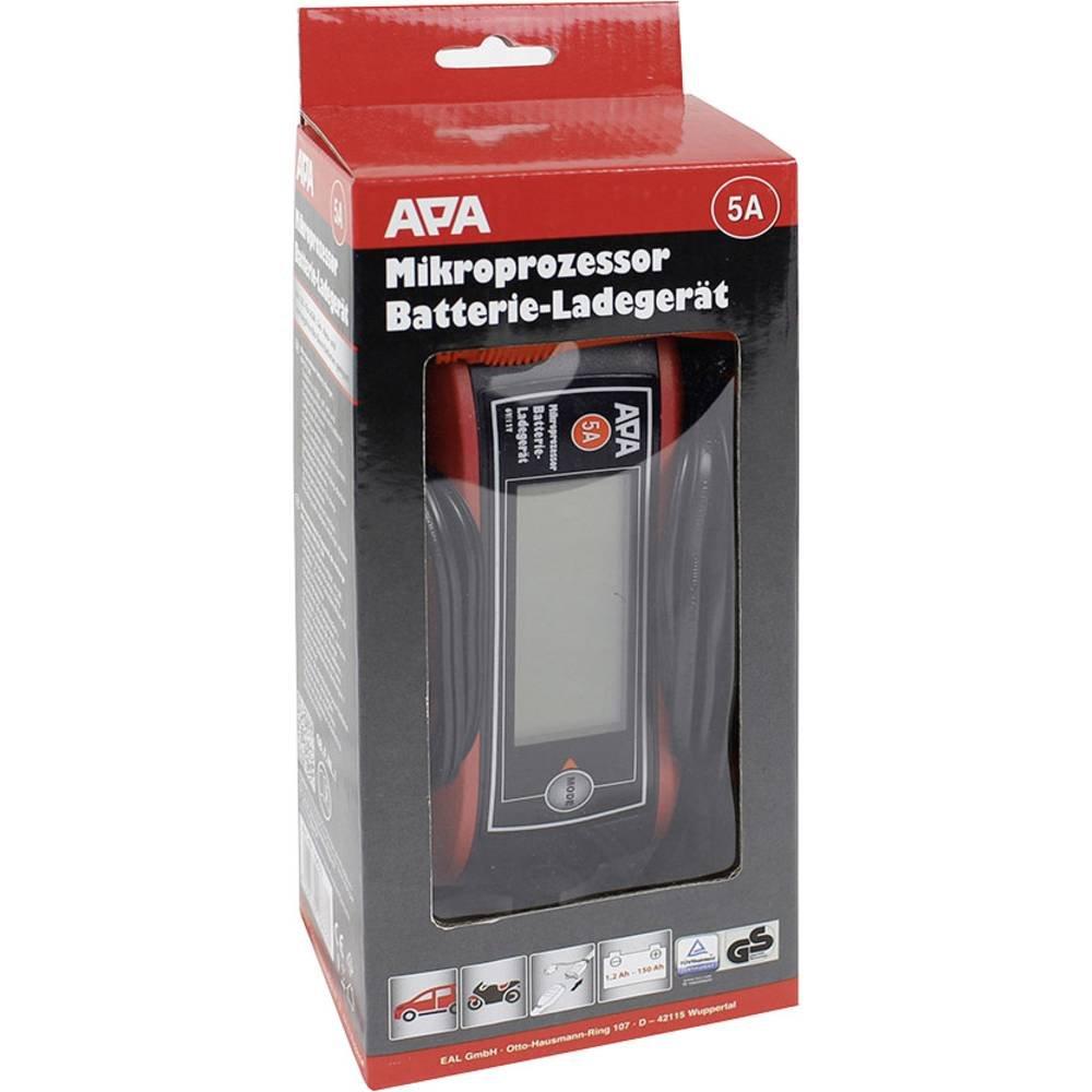 APA  Chargeur de batterie à microprocesseur 6/12 V 5 A 