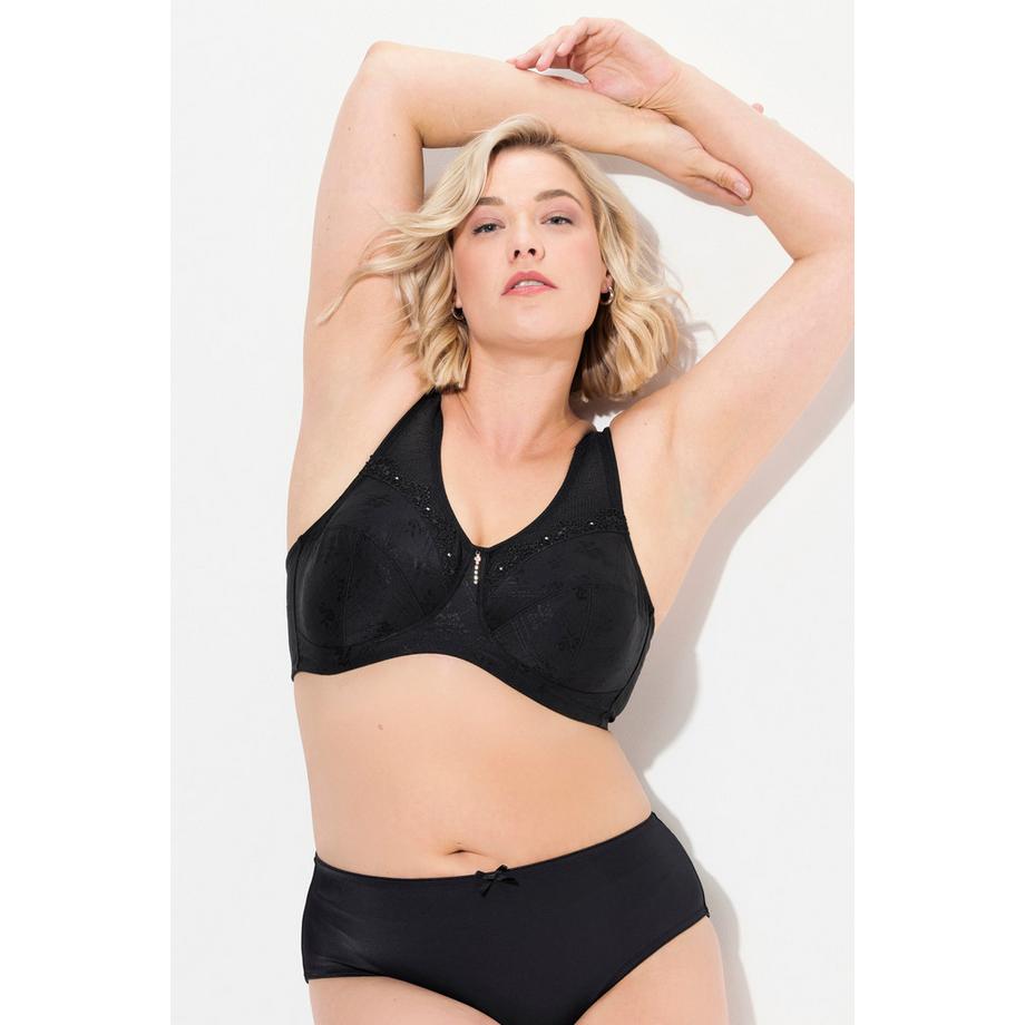 Ulla Popken Kelly Reggiseno sostenitivo senza ferretto pizzo  