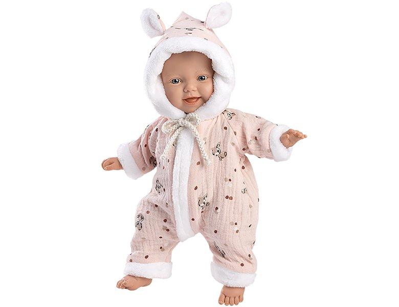 Llorens  Babypuppe mit Overall Rosa (32cm) 