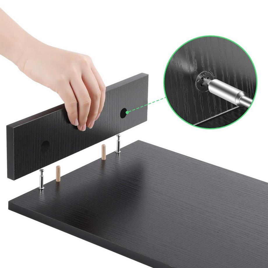 Intirilife  Supporto Per Monitor, Supporto Da Scrivania Regolabile In Lunghezza (3 Pezzi) 