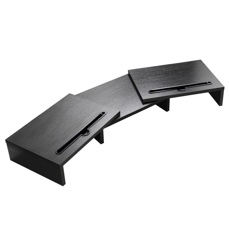 Supporto Per Monitor, Supporto Da Scrivania Regolabile In Lunghezza (3 Pezzi)