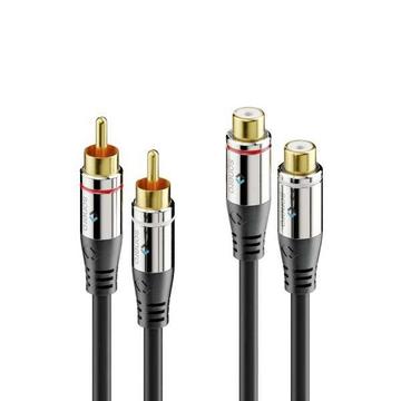 sonero S-AC710-150 cavo audio 15 m RCA Nero