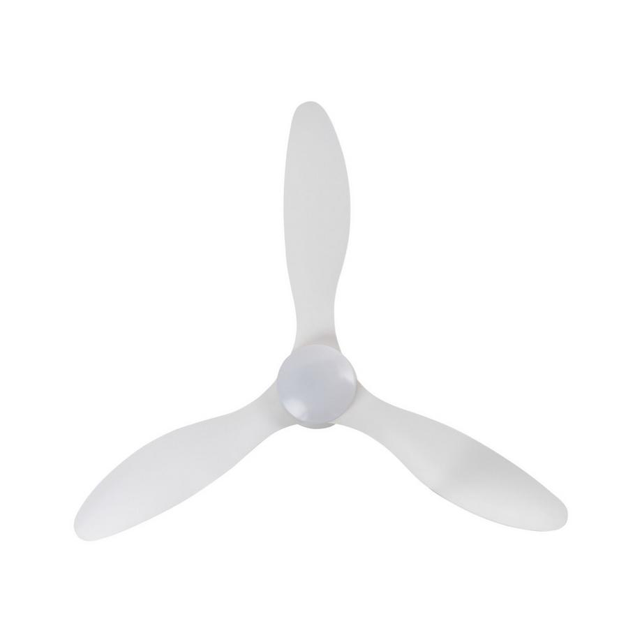 Beliani Deckenventilator mit Licht aus Kunststoff Skandinavisch VEMBAR  