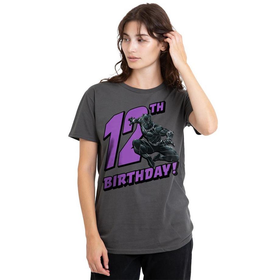 Black Panther 12. Geburtstag T-Shirt  