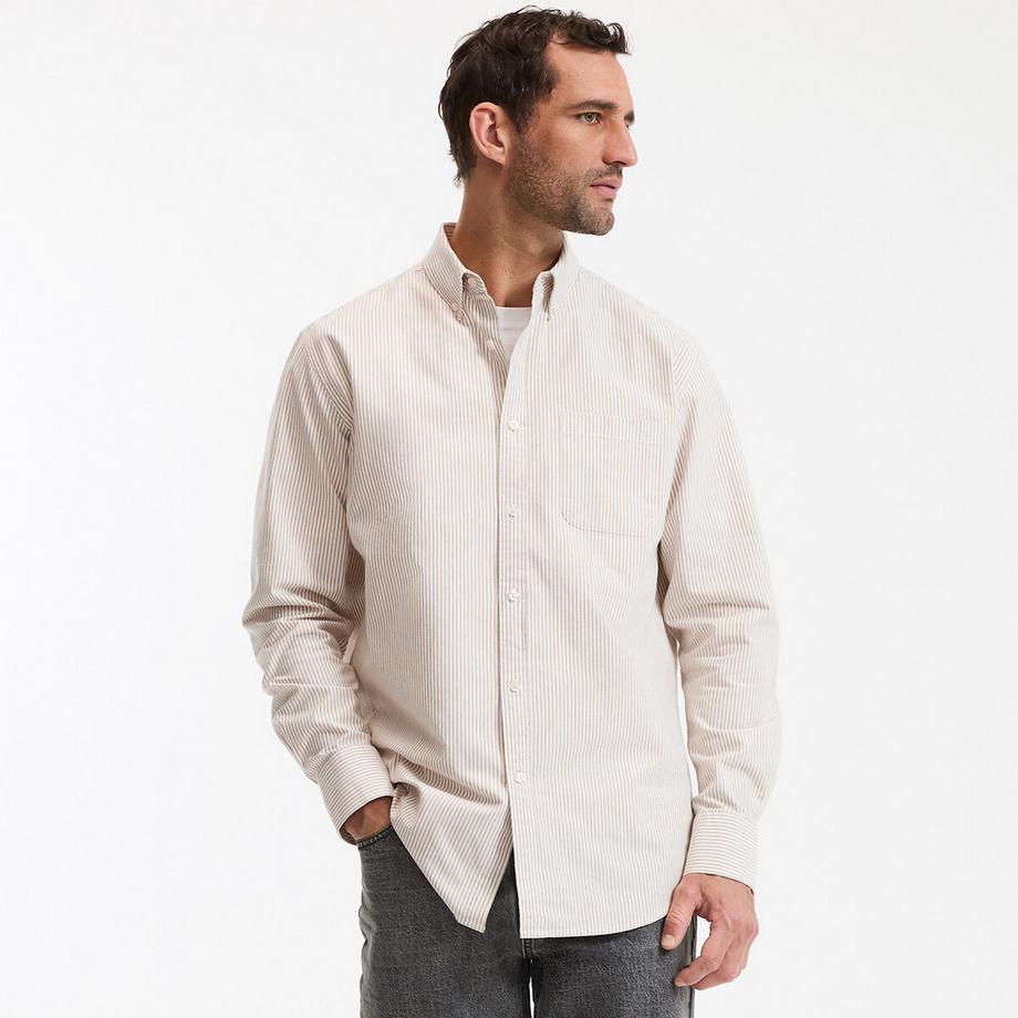 La Redoute Collections Gestreiftes Langarmhemd  