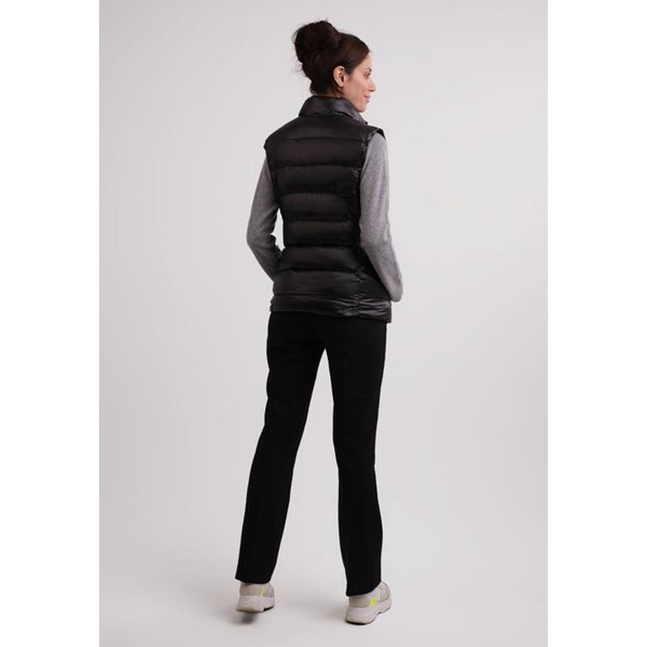 CASH-MERE.CH Gilet in Piumino Fodera Cashmere Effetto Lucido  