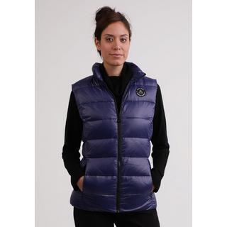 CASH-MERE.CH Daunengilet mit Kaschmirfutter Glänzende Optik  