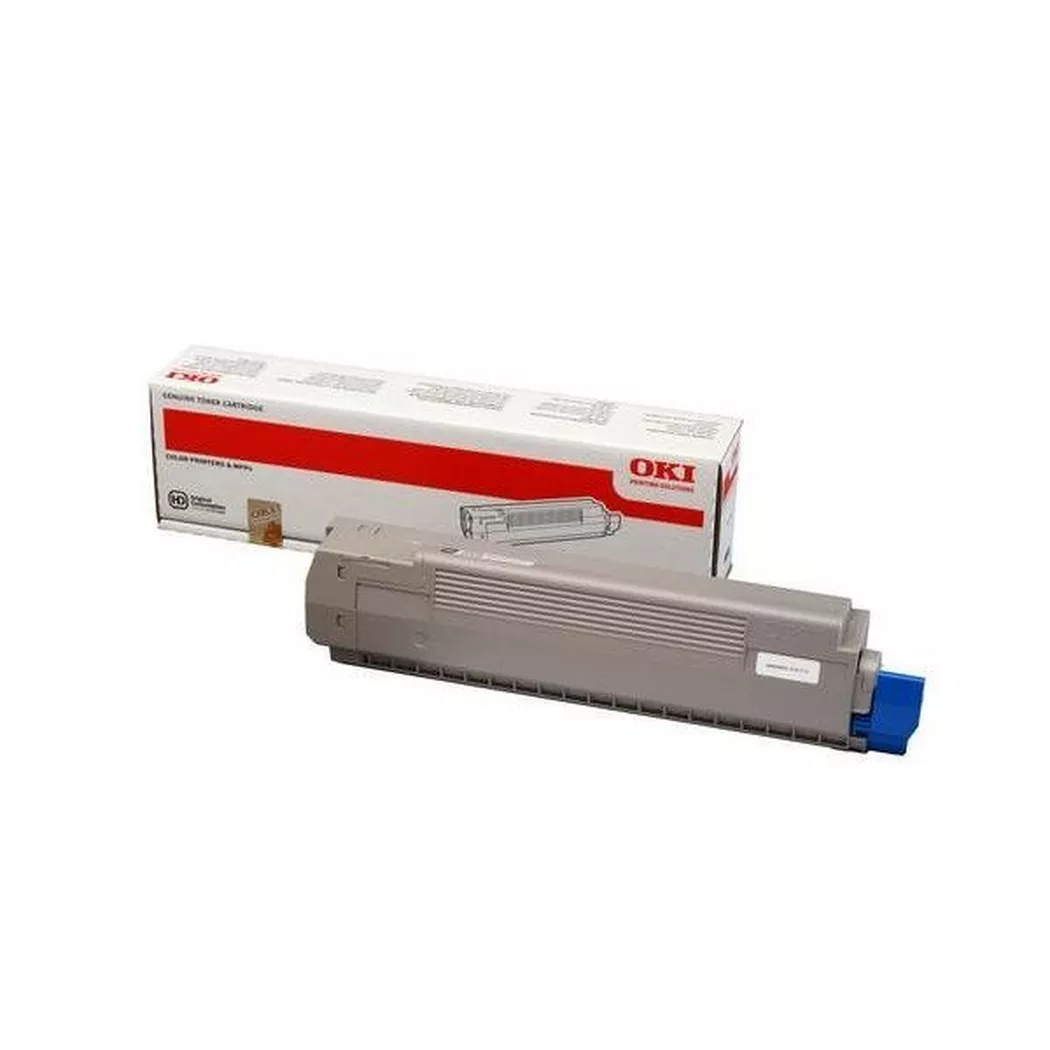 OKI – Toner schwarz 44643004 C801/821 7000 Seiten, Schwarz, One Size