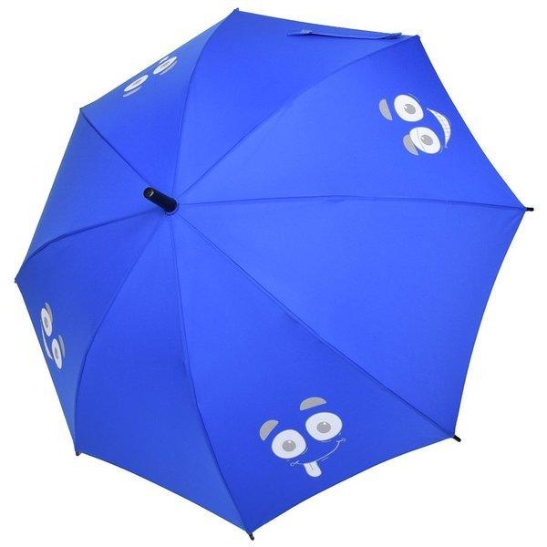 Image of Strotz Mia Matic Reflect Smiley Regenschirm royal ecorepel - ONE SIZE