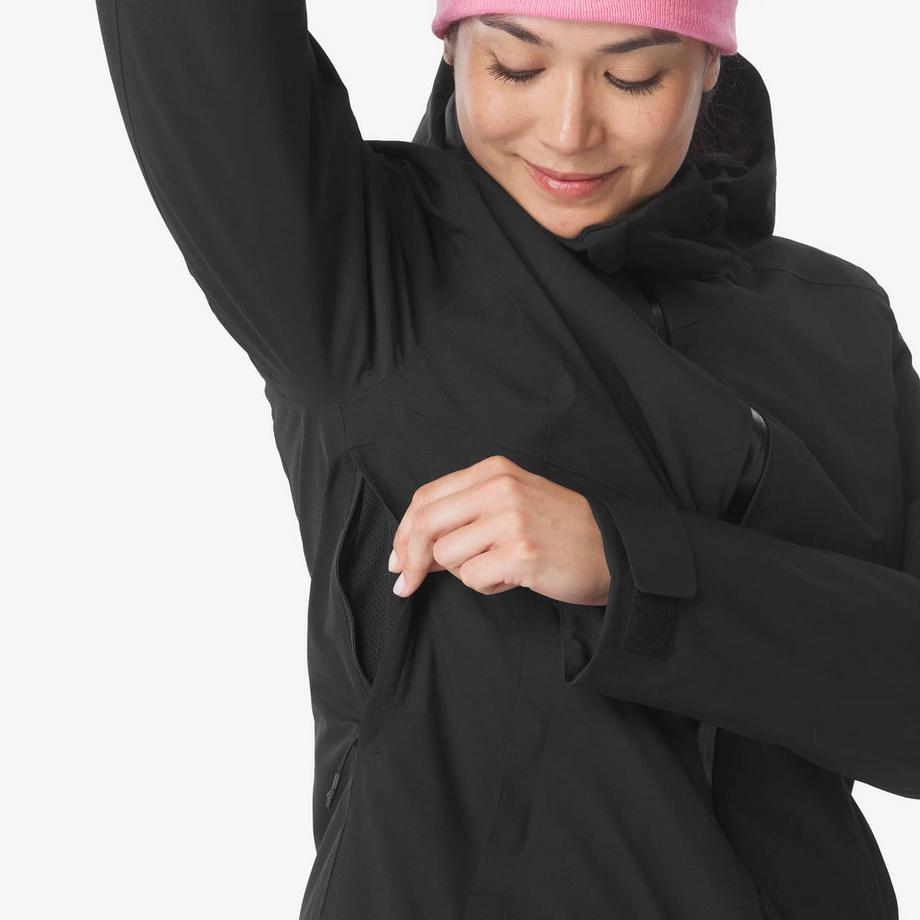 QUECHUA  Warme, wasserdichte Ski- und Snowboardjacke , 500 