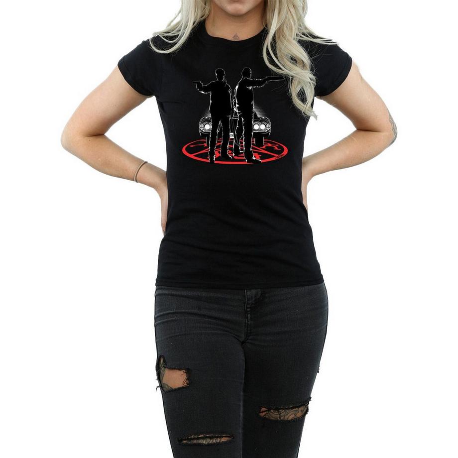 Supernatural Dean e Sam Silhouette T-Shirt  