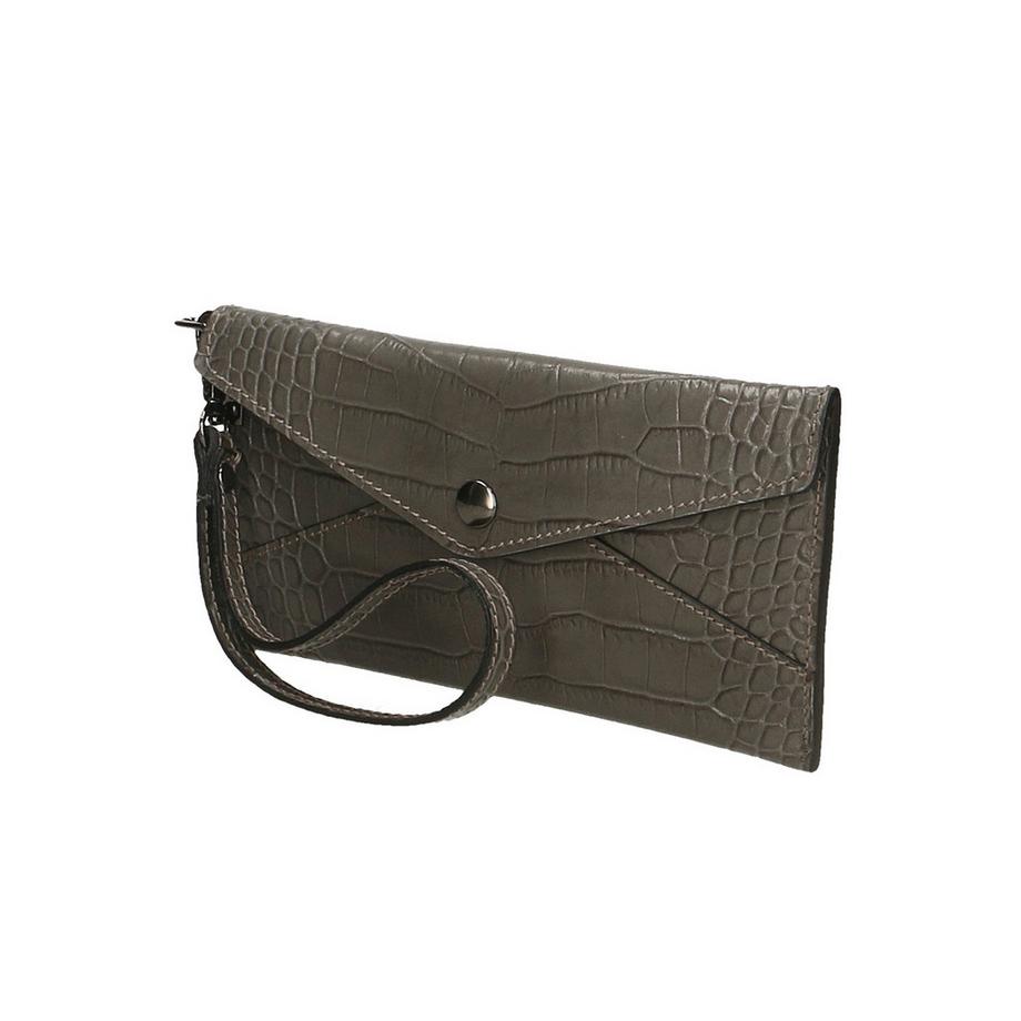 Gave Lux Krokodilgeprägte Ledergeldbörse  