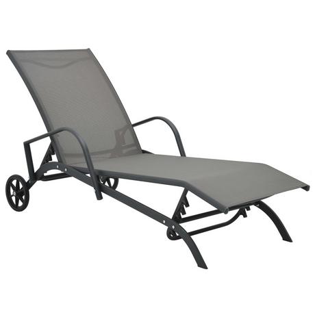 VidaXL Chaise longue métal  