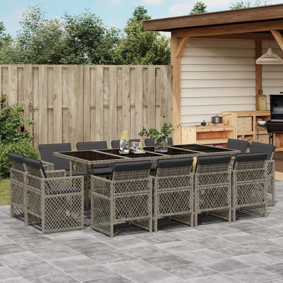 VidaXL Garten essgruppe poly-rattan  