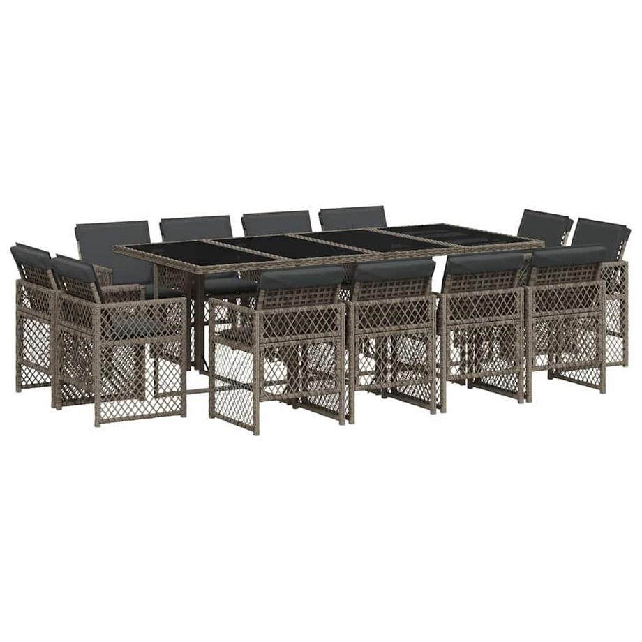 VidaXL Garten essgruppe poly-rattan  