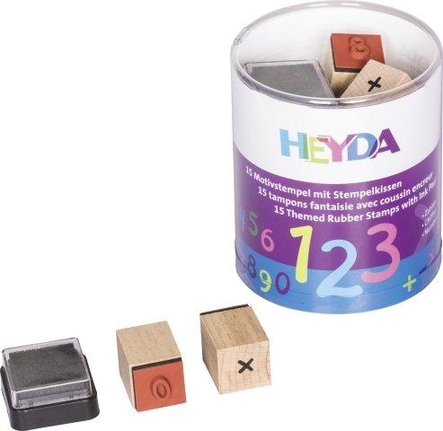 HEYDA  HEYDA Stempelset Zahlen 15er 