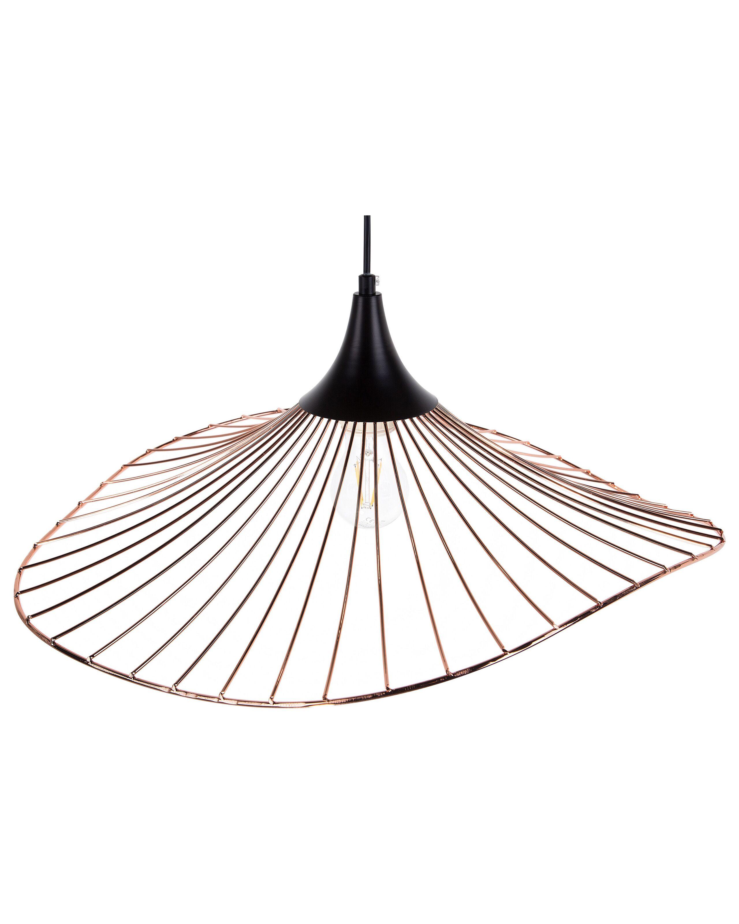 Beliani Lampe suspension en Métal Moderne MAZARO  