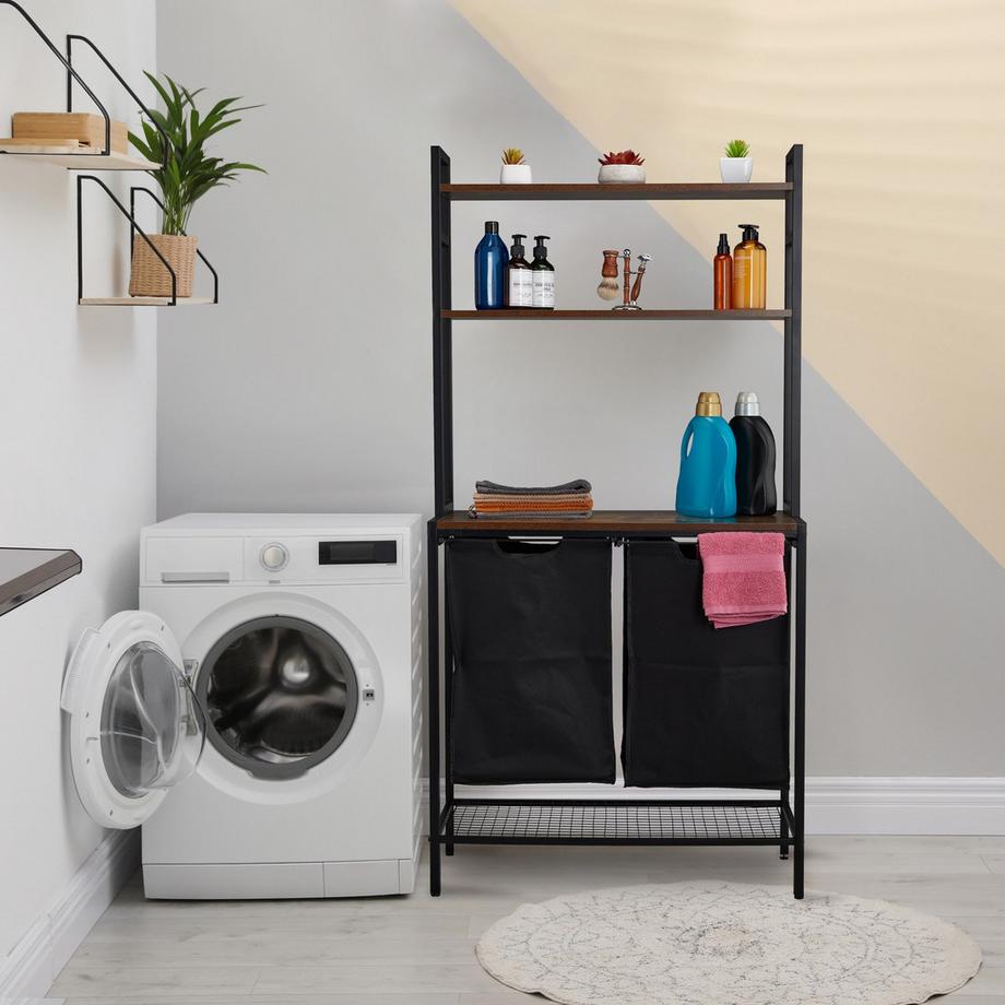 Northix Portabiancheria con ripiani  