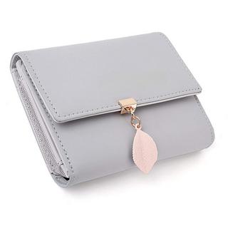 Only-bags.store Portafoglio piccolo in ecopelle liscia con scomparti multipli  