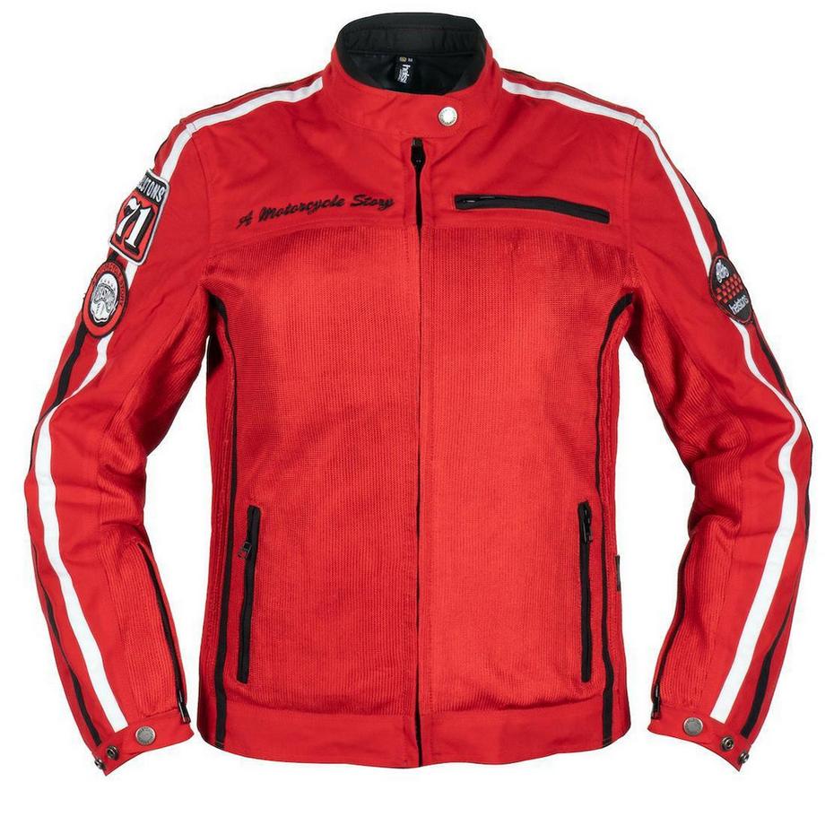 motorradjacke stoff mesh queen