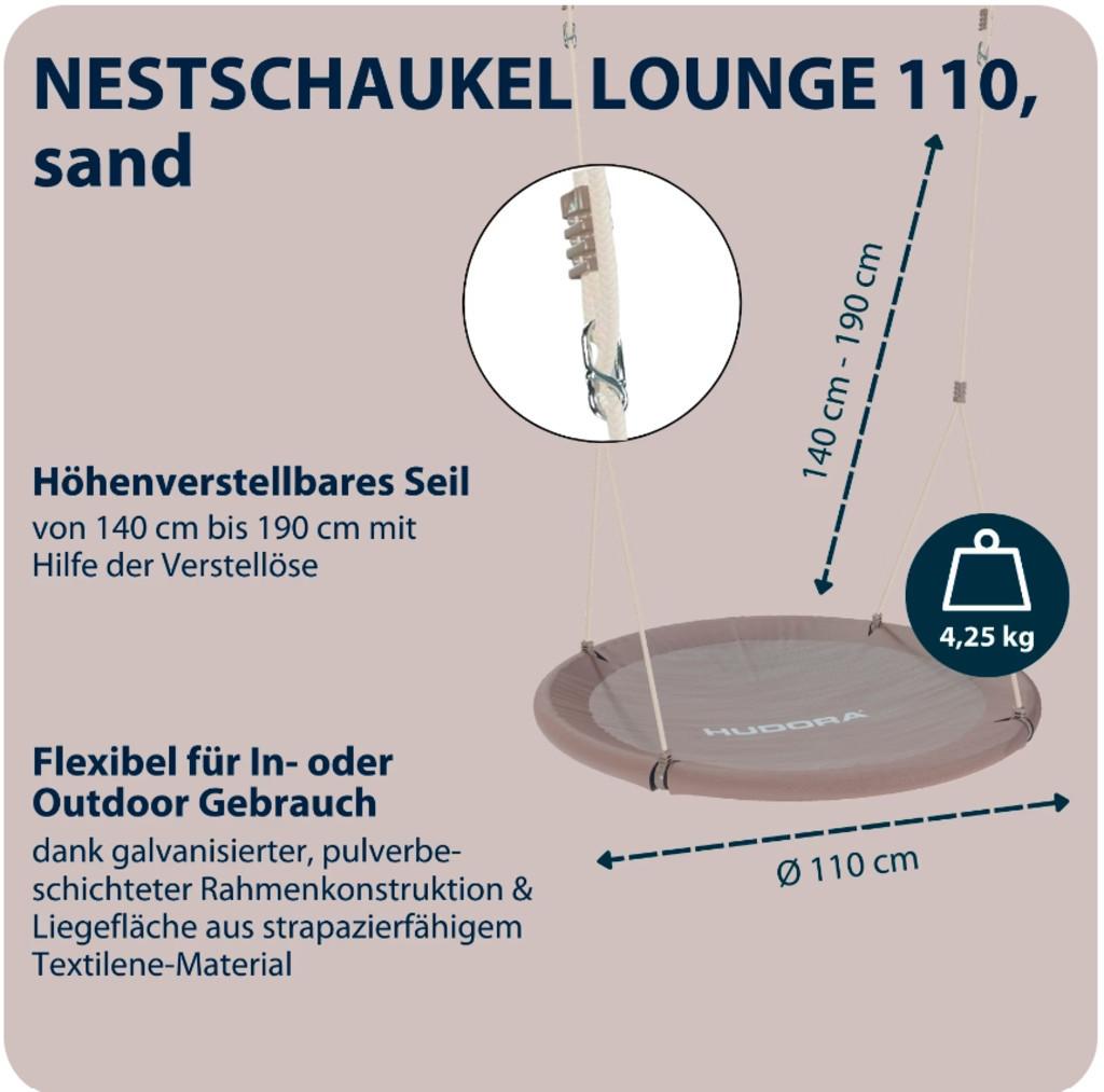 HUDORA  Nestschaukel Lounge 110 