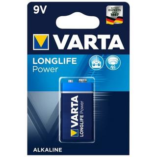 VARTA  Batteria alcalina Longlife Power, tipo 9V / E-Block / 6LR3146, 9 Volt 