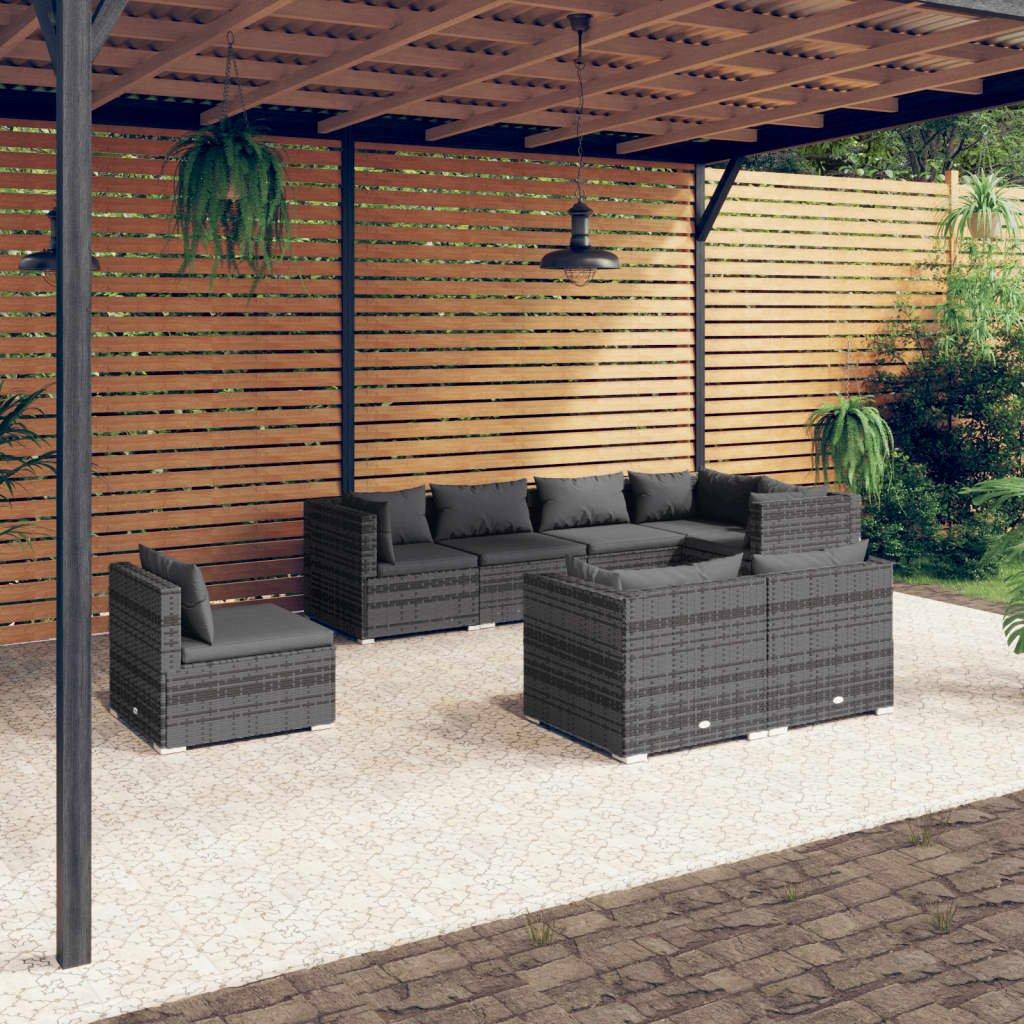 VidaXL Garten lounge set poly-rattan  