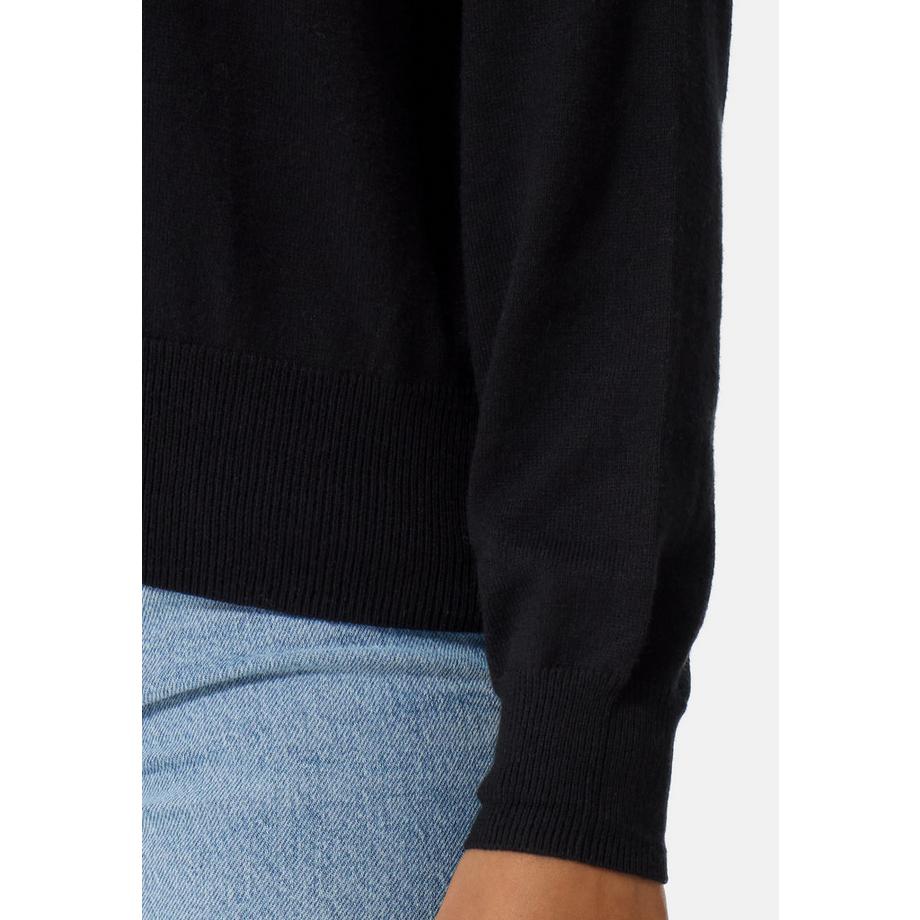 CASH-MERE.CH Wolle Kaschmir Oversize Style Rundhals Pullover  