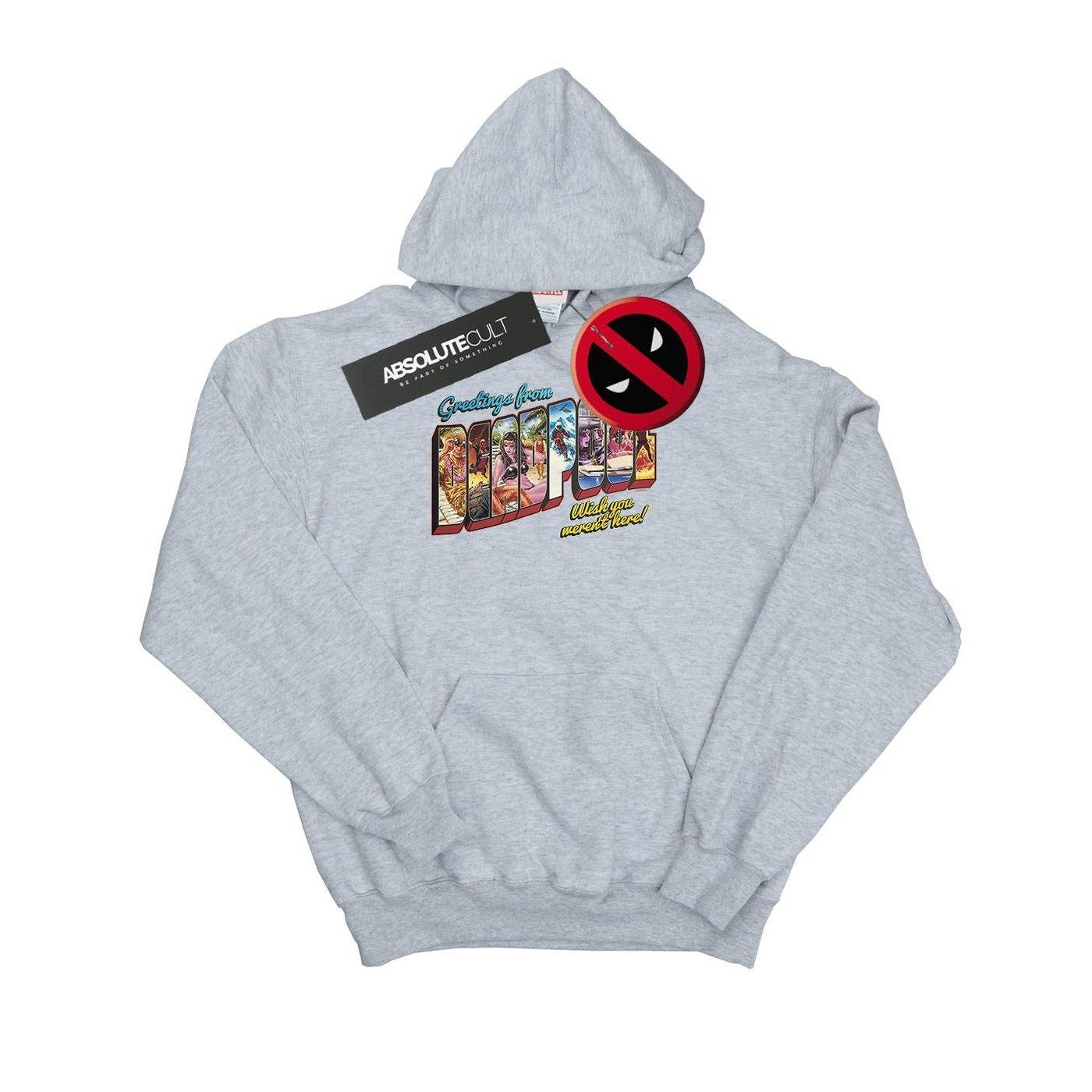 MARVEL  Sweat à capuche DEADPOOL GREETINGS 